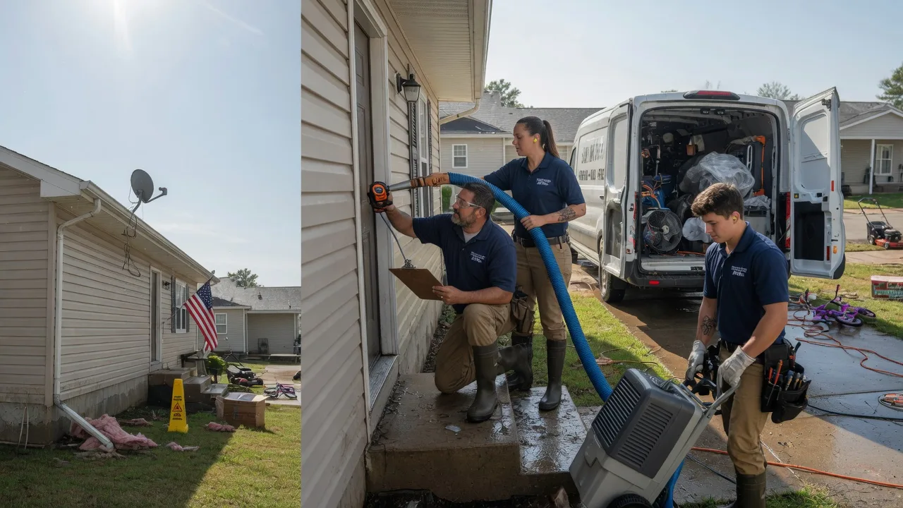 Ceiling Water Damage Restoration in Oakfield, TN near me